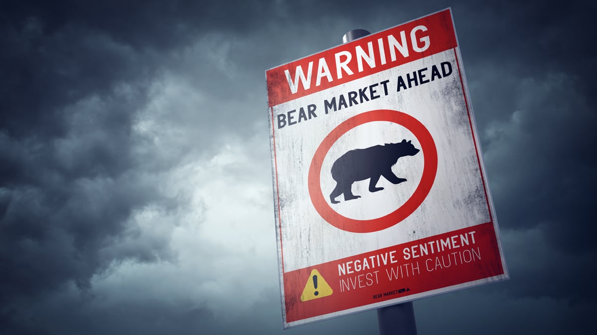 bear market sign