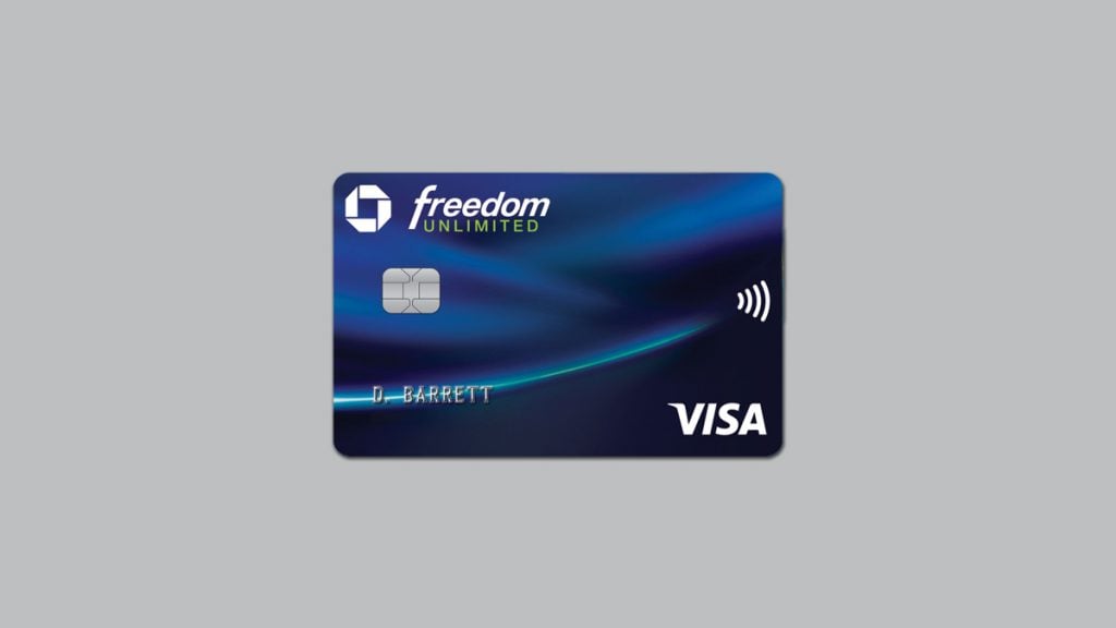 Chase Freedom Unlimited® card