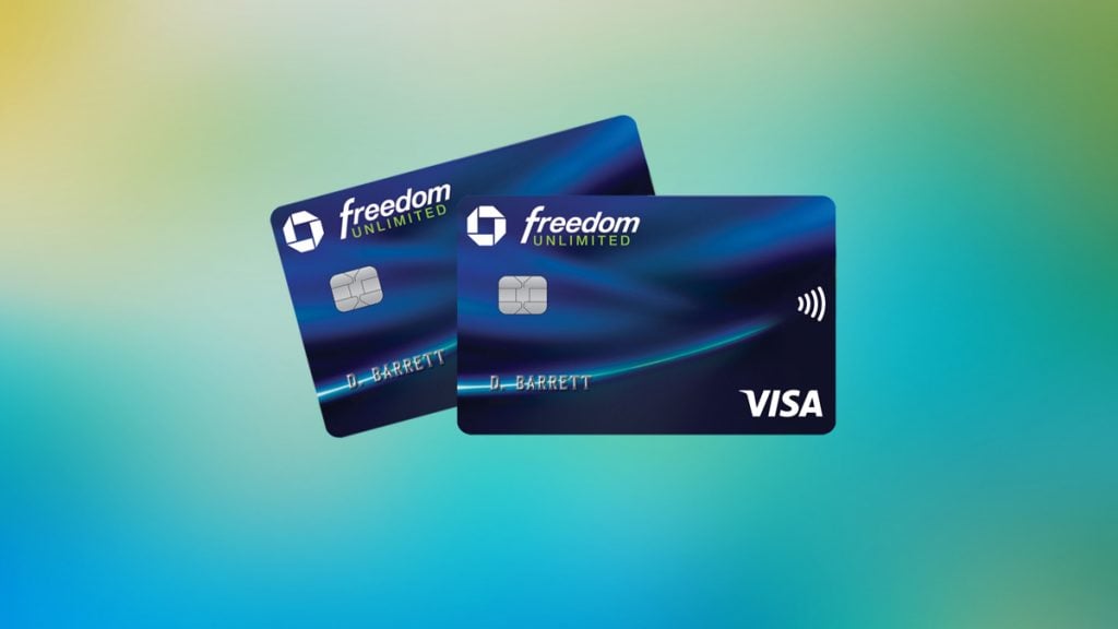 Chase Freedom Unlimited® cards
