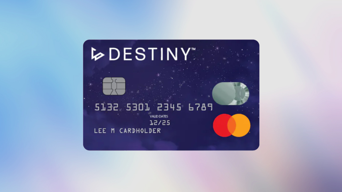 Destiny card dark blue