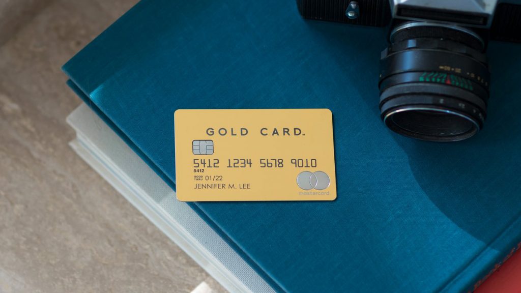 luxury gold credit card