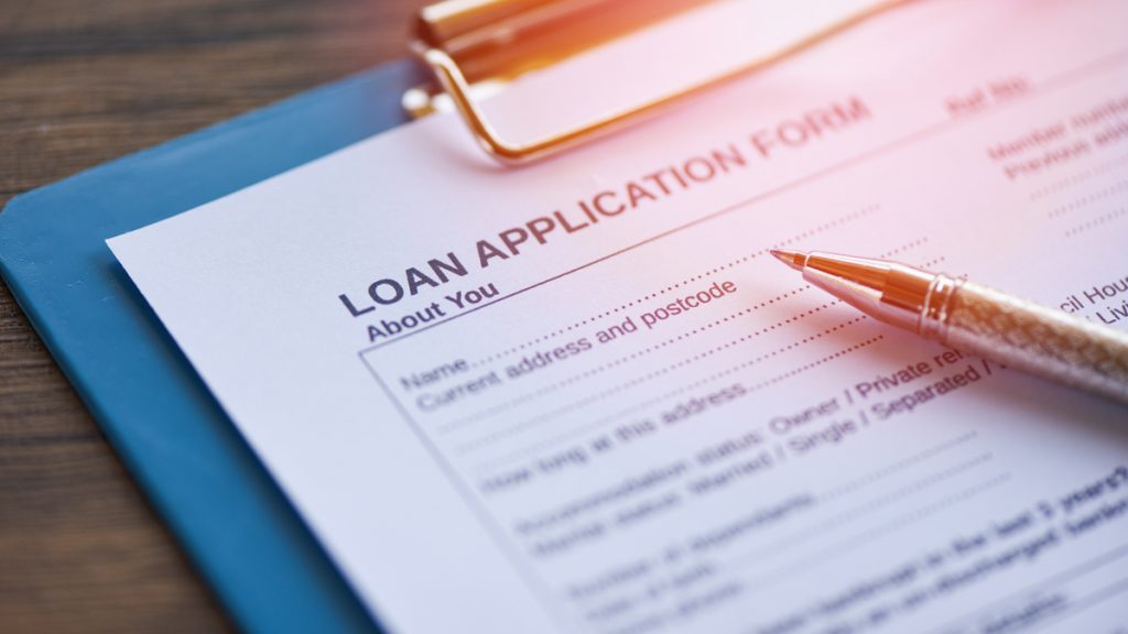 loan application form