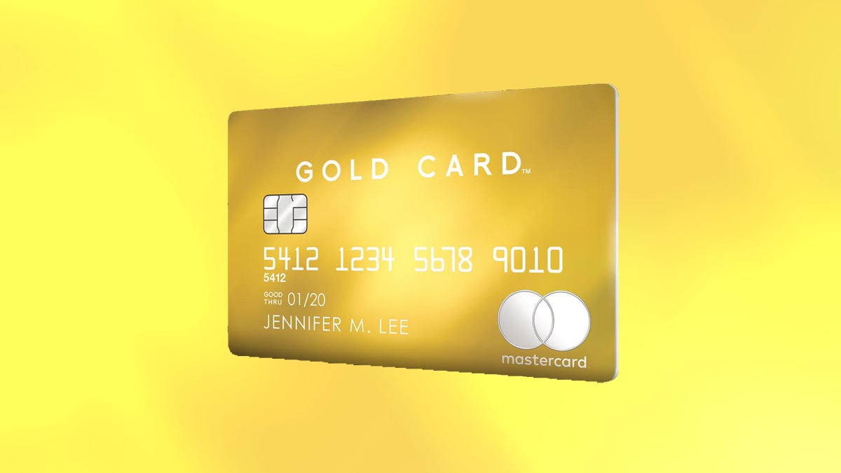 luxury gold card