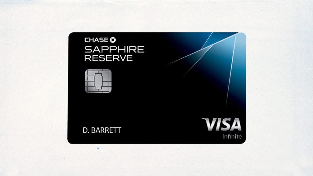 Chase Sapphire Reserve credit card product
