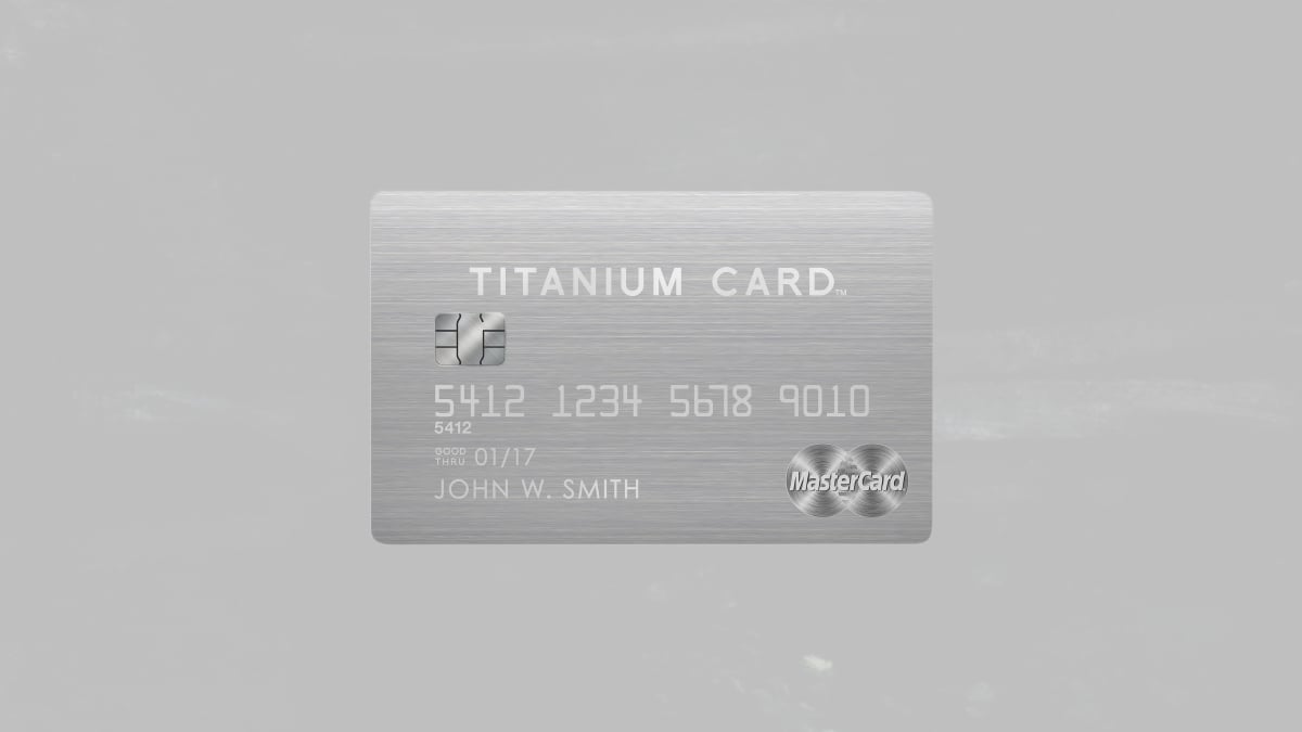 Luxury Titanium card