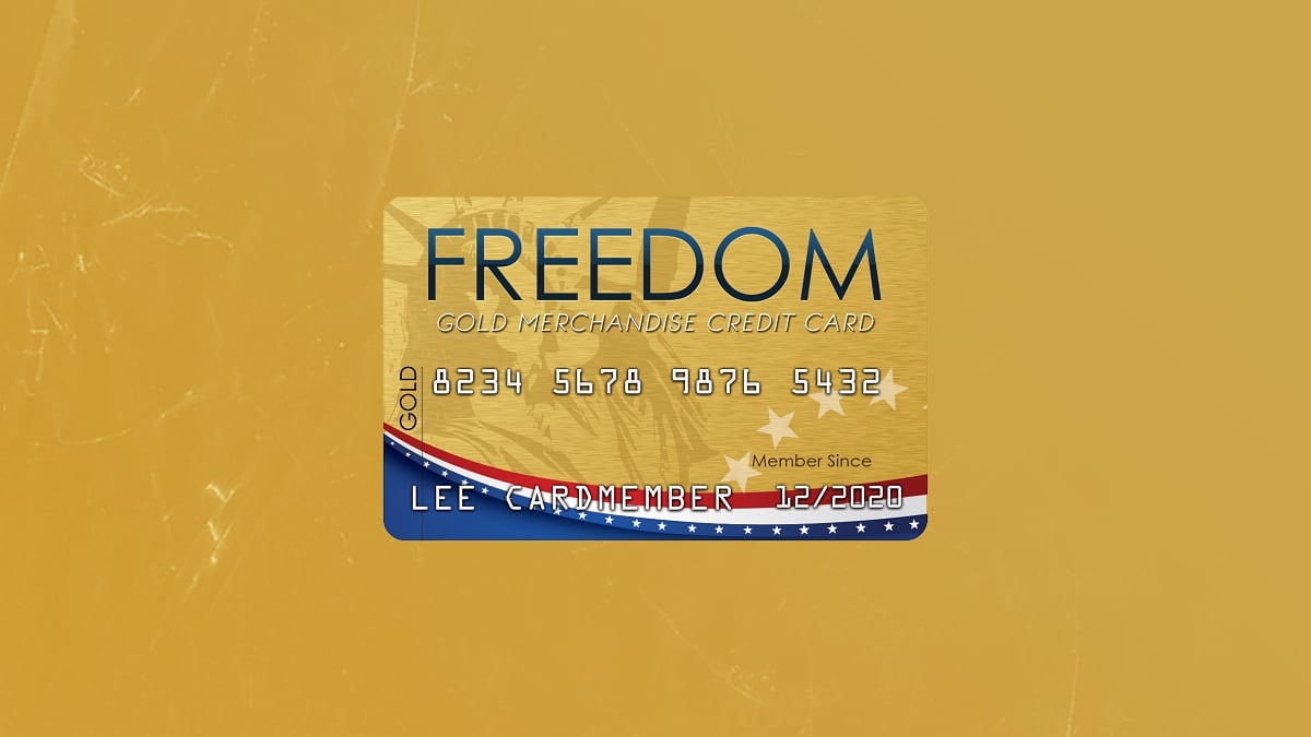 Freedom Gold credit card
