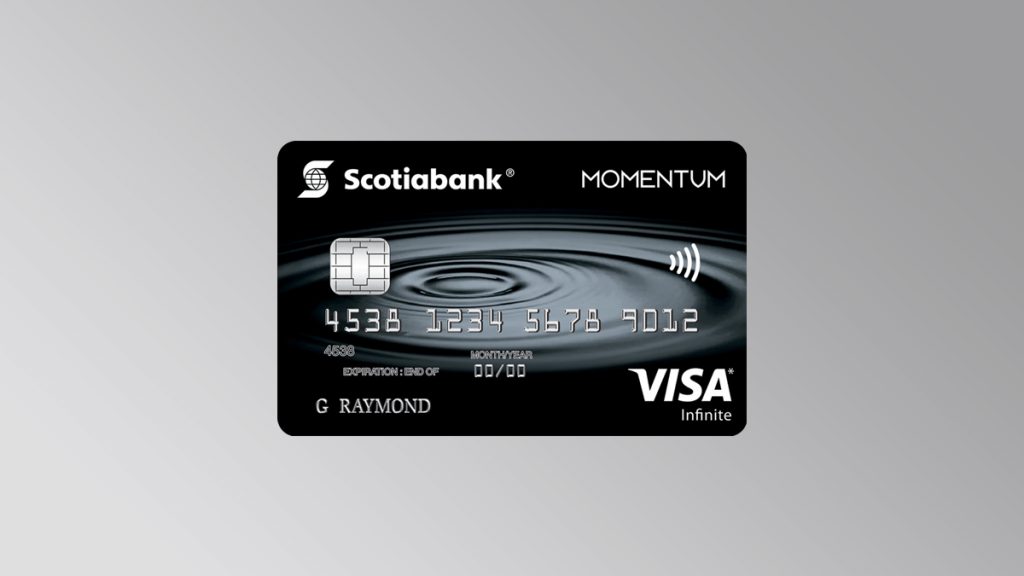Scotia Momentum Visa Infinite card