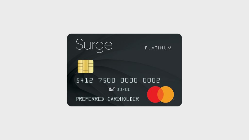 Surge Secured Mastercard credit card