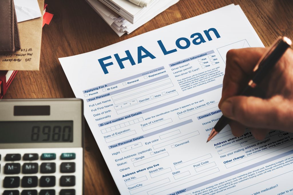 FHA Loan Federal Housing Administration Lending Concept