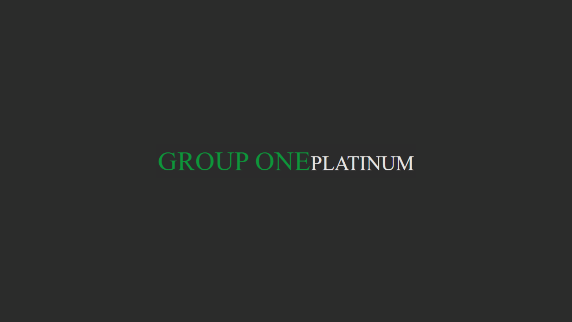 Group One Platinum logo