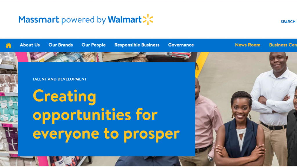 Walmart vacancies home page