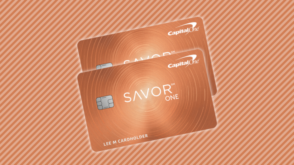 Capital One SavorOne Cash Rewards card