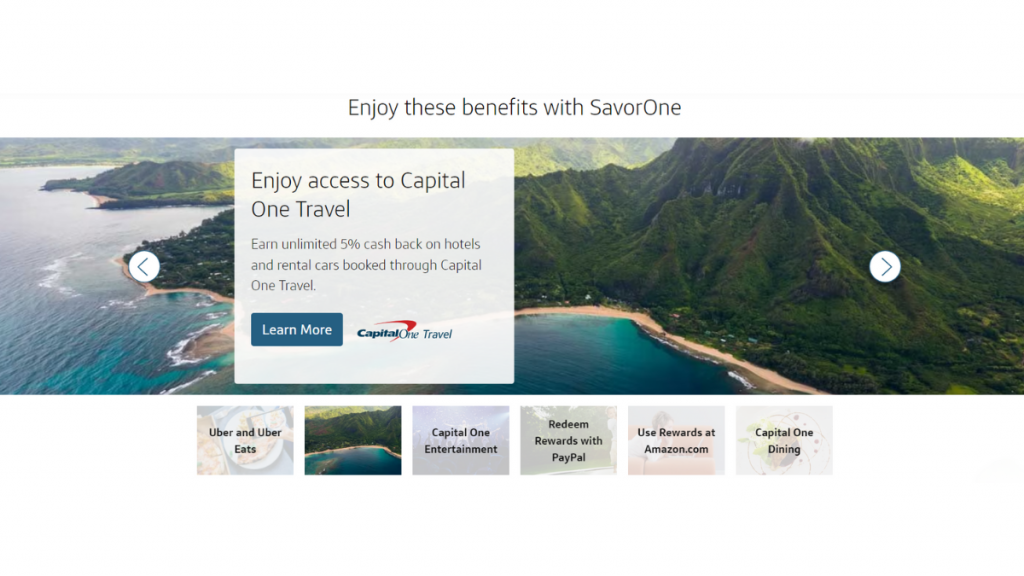 Capital One SavorOne Cash Rewards credit card benefits