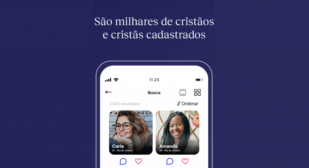 Celular com app Divino Amor